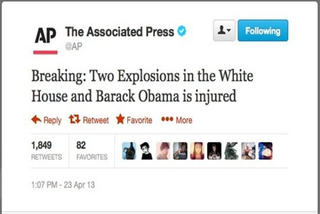 Illustration for article titled 200 Billion dollar fake tweet